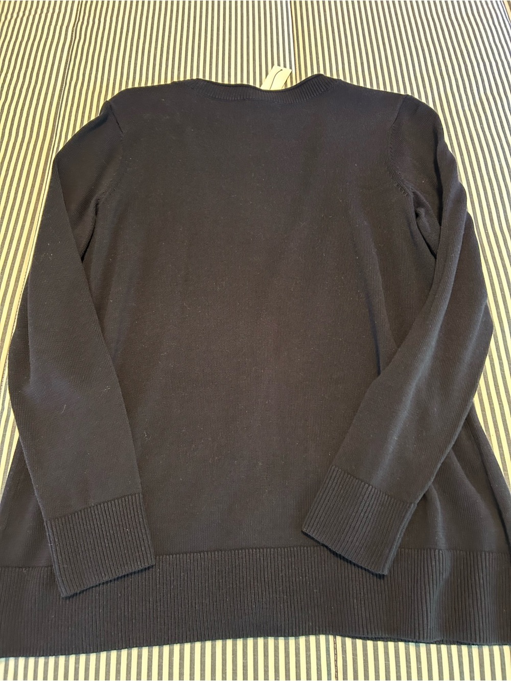 Talbots Navy Button-Front Women's Cardigan Size P NWT - Picture 2 of 3